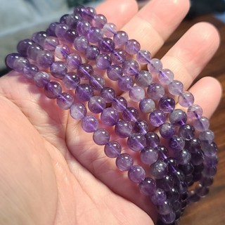 紫水晶手鍊 手環 手珠 三圈 多圈 6mm 天然水晶玉石