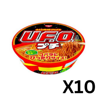 닛신 야키소바 UFO 쁘띠 63g, 10개