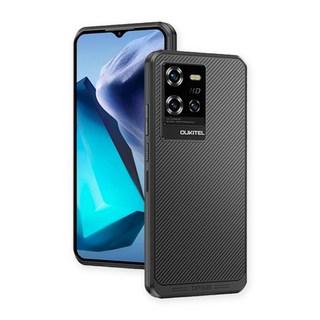 OUKITEL WP50 超薄三防手機 6.6吋大螢幕 聯發科Dimensity 6100 12GB RAM 256GB ROM 4800萬像素主鏡頭 6500mAh大電量, 黑色