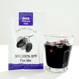 오디즙 원웰빙 고창 하늘수 오디즙 100%원액 파우치 30팩, 1개, 3L