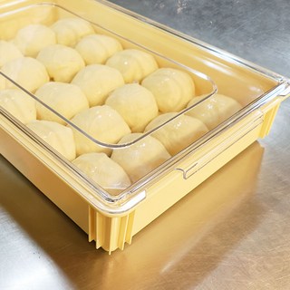 MIR 미르 리유저블 베이커리 피자 도우 빵 숙성 반죽 보관통 업소용 PC 도우박스 1호(소), 1-3_베이커리_PC도우박스_3호(대), 1개