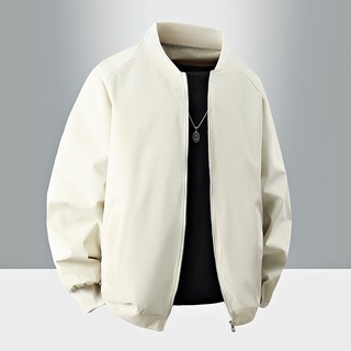 純色棒球外套 夾克 男士飛行員外套 防風運動夾克