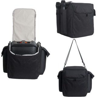 JBL PartyBox Encore Essential과 호환되는 휴대용 보관 가방 마이크 케이블 액세서리를 위한 포켓이 있는 여행용 야외 스피커 정리 가방