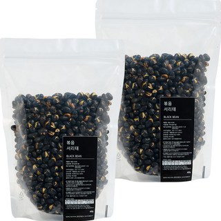 압력으로 볶은 바삭하고 고소한 국산 100% 속청 서리태 400g, 2개