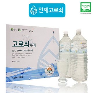 강원도 인제 고로쇠수액, 12개, 1.5L