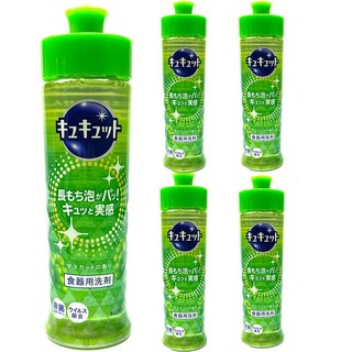 Kao 花王 珂珂透 洗碗精 綠色 220ml, 5個
