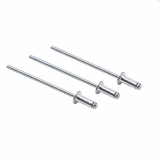 鋁拉釘 鉚釘 鋁製拉釘 迫緊釘 圓頭拉釘 抽芯鉚釘 拉釘槍用, 1套, 【DU224F】 4x14(50入)