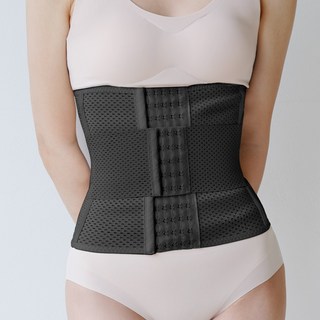 엘라운지 M~3XL 이중압박 코르셋 뱃살 보정 허리 복대