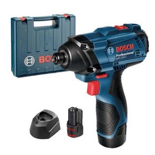 Bosch 博世 GDR 120-LI 12V鋰電衝擊起子機 (2.0Ah雙電 塑膠箱) (含稅), 1個, 單電2.0Ah套裝