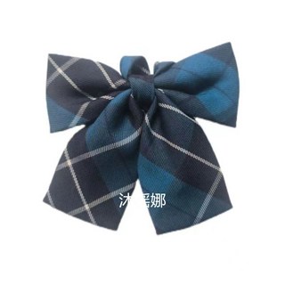 日系JK小玫領結制服格子領結 學院風領花 懶人蝴蝶結