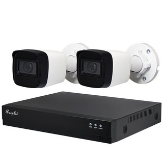 CHICHIAU DEEPLET 4路1080P數位高清遠端監控套組(含1080P 200萬攝影機HD2427T 2)，手機遠端監控、紅外線夜視, 商品一組, 1套