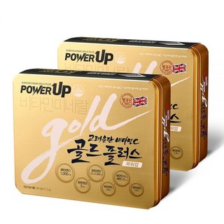 고려은단 비타민C 골드플러스 파워업 240정 2개 (16개월분), 골드플러스 파워업 240정 X 2개, 쇼핑백 포함(무료)