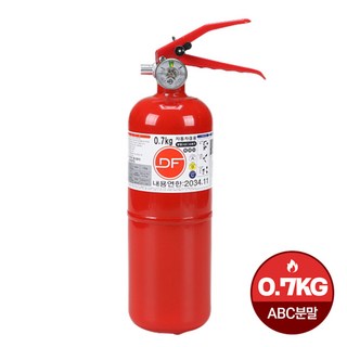 국산 소화기 ABC분말 0.7KG 자동차 겸용(거치대 별도) 가정 업소 사무실 화재예방, 1개