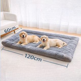 레마르 반려동물 안정숙면 강아지 방석 대형, 1개, 그레이