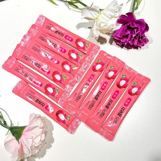 韓國市集 韓國 DANONGWON 康普茶（1袋20入）多種口味選擇：西瓜、奇異果、綠葡萄、血橙、檸檬、百香果、水蜜桃、莓果, 1個, 荔枝,10條