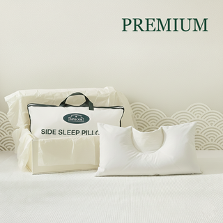 집앤콕 프리미엄 높이조절 경추베개, 아이보리, 1개