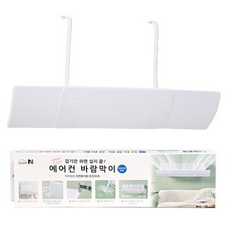집앤 무접착식 에어컨 바람막이, 1개