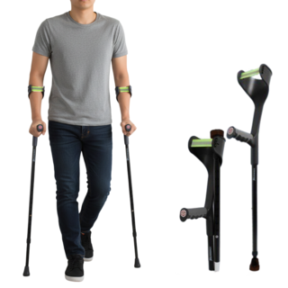 조인메이드 보행보조 팔꿈치 엘보 클러치 접이식 목발, 1개
