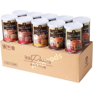 일본 스코야카상점 오카라 캔빵 5종 10개입 5년비축 장기보존 빵