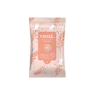 VIGIL 婦潔 女性濕式衛生紙 私密呵護配方 pH3.5 12抽, 6個