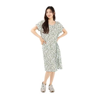 시크나인 아사면 꽃무늬 원피스 잠옷 여름 홈웨어 나시 반팔
