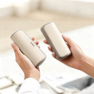Frokom 휴대용 미니 충전식 듀얼 손난로 마그네틱 대용량 전자 핫팩, 화이트