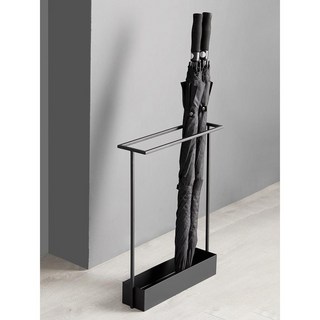 철제우산꽂이 심플모던 매장용 업소용 우산꽃이 대용량 현관우산꽂이, B. 원형모델  + 매트 블랙 + 이동식배수트레이X, 1개