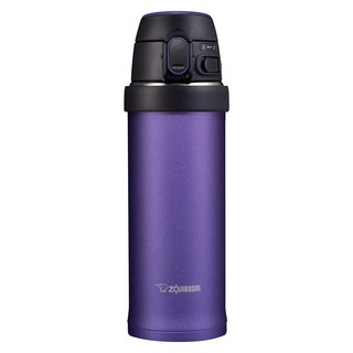 테온셀 조지루시 손잡이 원터치 보온 보냉 물병 SM-QAF48VK 퍼플 0.48L 1개, 480ml