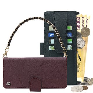 카투소 내부프라펠+30cm손목줄제공 소가죽케이스 내부지퍼형케이스 완벽한지갑형케이스 핸드폰케이스 갤럭시폰케이스 아이폰케이스 LG케이스 001