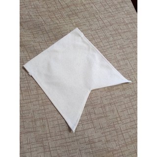 簡易素雅手工胚布錦旗 DIY手繪三角旗幟 生日派對裝飾插旗 蝶谷巴特手作素材, 1個, 雙角款