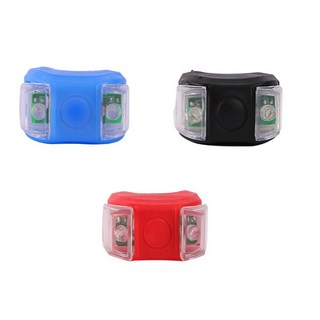 青蛙燈 附CR2032電池 營繩燈 矽膠燈 警示燈 尾燈 前燈 裝飾燈 遛狗燈 自行車後燈 腳踏車尾燈 單車尾燈（2入裝, 1個, 紅色殼【紅光】