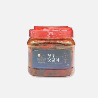 [청우김치]알싸하게 맛있는 갓김치, 1kg, 1개