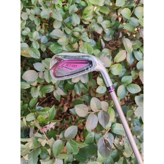 XXIO 7號鐵桿 女款高爾夫球桿 波爾多紅 碳素L硬度 L shaft 鈦合金擊球面 低重心 容錯率高 初學者練習, 長度跟度數請留言給賣家, 1度