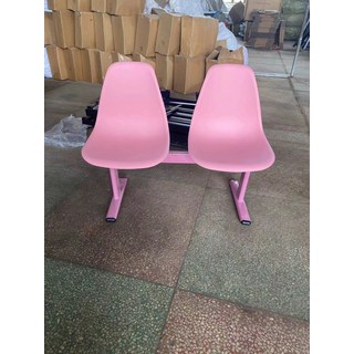 버스정류장 플라스틱 벤치 공원 대기 공공장소, 반투명 플랫플랜 선반 2개 세트