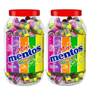 멘토스 미니 뉴레인보우, 1kg, 2개