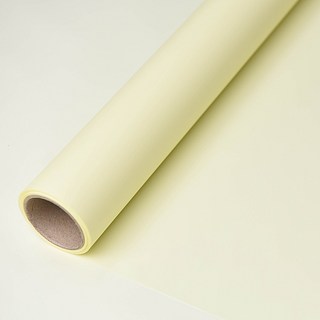 꽃포장지 비닐꽃다발포장지 유광 플로드1 15YD, 아이보리색, 1개