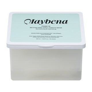 메이베나 피디알엔 PDRN 10 리바이탈라이징 데일리 30매 마스크, 1개, 30개입