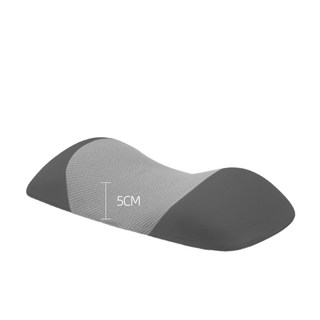 頸椎按摩枕 人體工學設計 輕巧便攜 透氣舒適 多功能用途, 黑色, 護腰枕