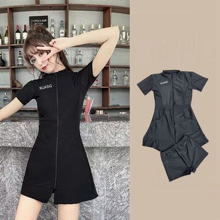 梨卡 大尺碼泳裝 連身泳裝 多件式泳衣 55-100kg【現貨24H】, 【CR928】體重60-75KG