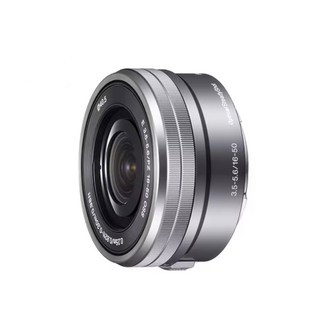 Sony 16-50 렌즈 E PZ 16-50mm F3.5-5.6 OSS NEX-5N 5R 5T A5000 A5100 A6000 A6300 A6400 A6500 카메라, New, 소니 호환 호환 E마운트 (APSC), Silver, 1개