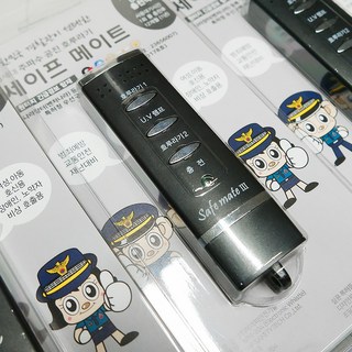 세이프메이트3 전자호루라기 APH-204P, 블랙, 1개