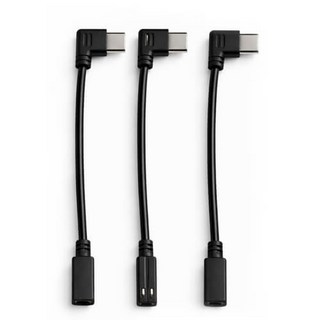 투케바이크 오토바이 찍판 충전용 젠더 자석충전 교체형 배달 대행 라이더, 3개, C TPYE 검정, 8.5cm