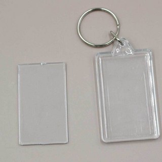 아크릴 액자 열쇠고리 직사각 형 증사홀더 홀더 ehw4+1FtW