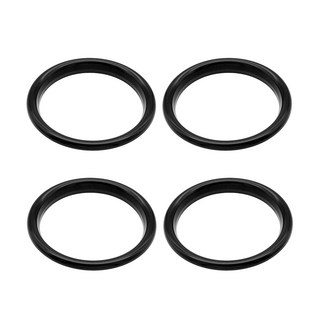 창닦기 자동차 악기 데스크 에어컨 환기구 커버 알루미늄 장식 링 블랙/레드/골드/블루/실버 아우디 A3 Q2, 06 Black