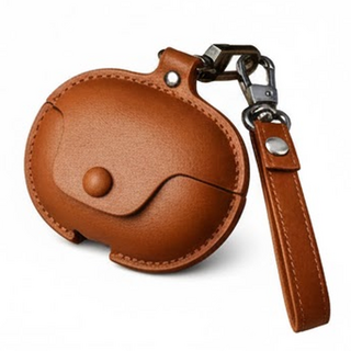 보스 울트라 오픈 이어버드 가죽 케이스, 브라운(끈포함)