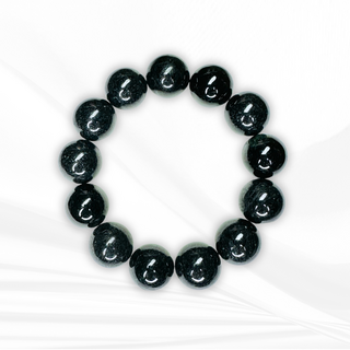 台南楊先生 翡翠手鏈 串串 台灣A貨證書 天然翡翠 墨翠手鏈