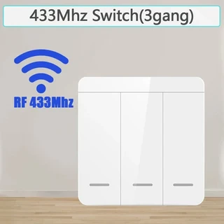16A/20A Tuya WiFi 스마트 스위치 RF 433MHz Gang 무선 벽 홈 LED 램프 용 Alexa Google Assistant와 함께, 13 Only 3 Gang