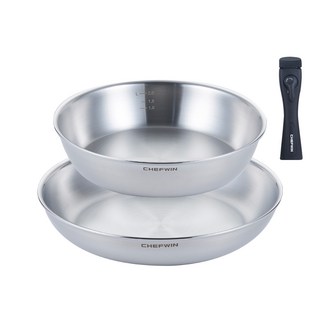 [쿠팡 단독 43% 파격 특가+17만원 상당 사은품 증정] 쉐프윈 316STS 프리미엄 통5중 드림핸즈 26팬+28팬+분리형손잡이, 1개