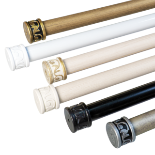 모던뷰 25mm모던 커튼봉 커텐봉세트, [화이트]