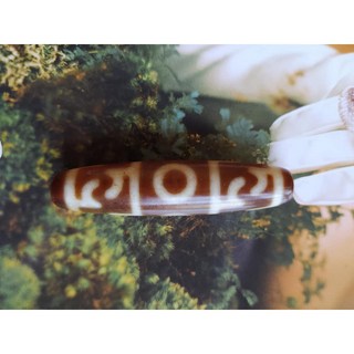 西藏老天珠《蓮師法器天珠 白瑪瑙玉髓 》DIY項鍊 手鍊, 1個